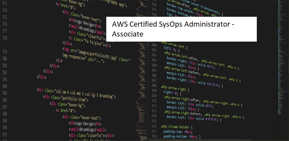 AWS Certified SysOps Administrator – Associate